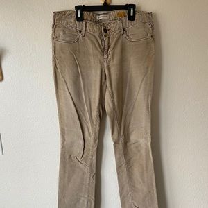 Pilcro “no.29 vintage slim” Anthropologie cord 28R
